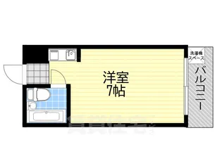ベストレジデンス上新庄【4階】の間取り