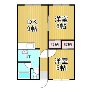 サンコート柏木B【2階】の間取り