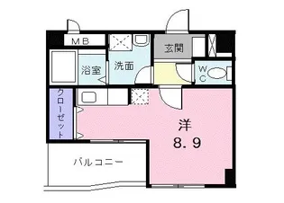 エスタシオン【7階】の間取り