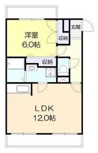 エンジェリック木原【3階】の間取り
