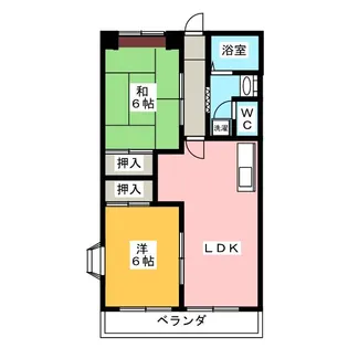 エステートヤマキ【3階】の間取り