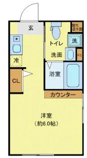レピュア東十条駅前レジデンス【2階】の間取り