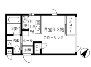 グランアセット月島【3階】の間取り