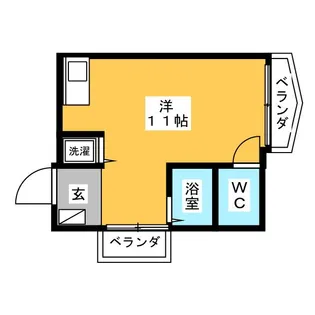 ファーストレジデンス【5階】の間取り