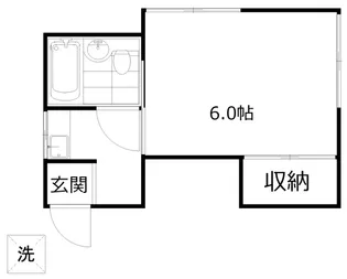 藤井アパート【1階】の間取り
