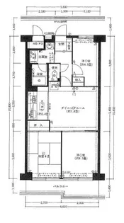 尾久橋スカイハイツ【6階】の間取り