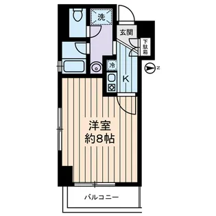 シンザンIII(旧第2YAMADAビル)【4階】の間取り