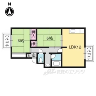 山端マンション【2階】の間取り