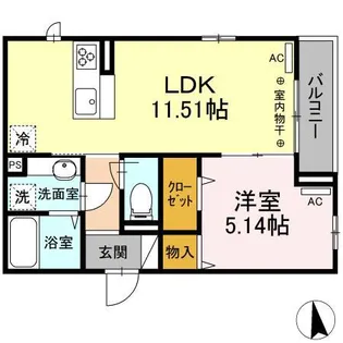 Blancheneige【2階】の間取り