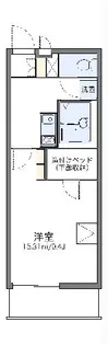 レオパレス夕映え【3階】の間取り