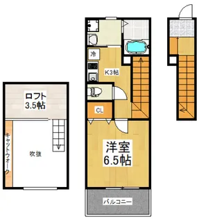 アルティア一橋学園【2階】の間取り