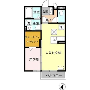 リビングタウンいせ I【1階】の間取り