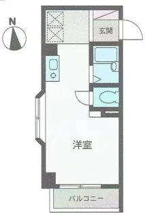 リバテイヒル片倉【1階】の間取り