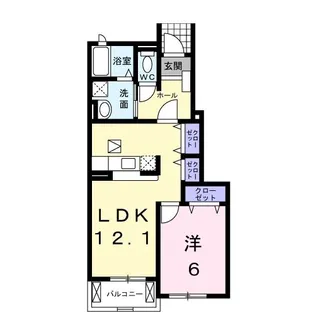 ジュピターB【1階】の間取り