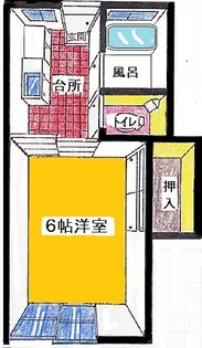 ハウストーカイ【2階】の間取り