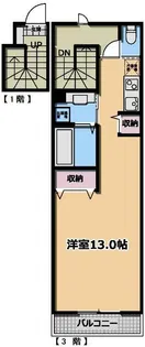 BELL HOUSE【3階】の間取り