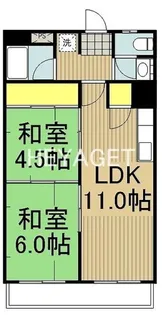 ウィングレスト【3階】の間取り