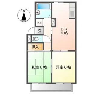 メゾン池田D【1階】の間取り