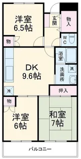 幕張本郷パークハイツ【1階】の間取り