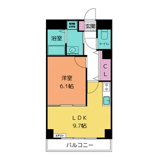 My Wish【5階】の間取り