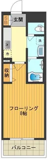 ヴィラ マルーン【1階】の間取り
