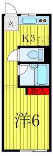 メゾンくすのき【2階】の間取り