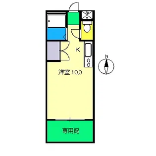 ヴィラ舟入 B棟【1階】の間取り