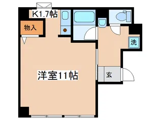 メゾンクシロ【5階】の間取り