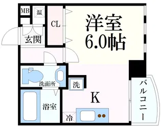 ハイグレード甲南【2階】の間取り