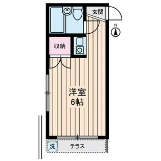 グルメゾン川崎【1階】の間取り