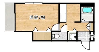 フラットコート【2階】の間取り