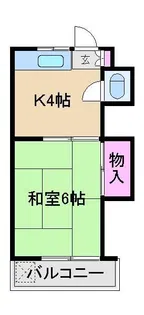 第一楠美荘【2階】の間取り