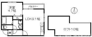 ポラリス周船寺III【1階】の間取り
