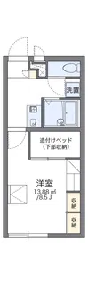 レオパレスブリリアント【1階】の間取り