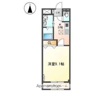 セ・ジニアル【1階】の間取り