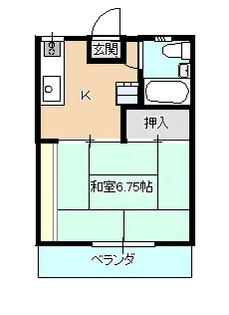 ハイツアザミ【1階】の間取り