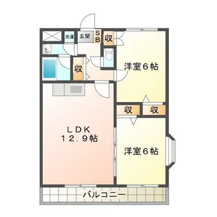 エクシヴ22【2階】の間取り