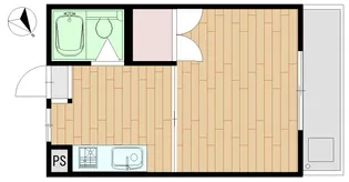 銭座桑崎ハイツ【2階】の間取り