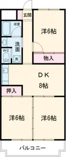 エステート15【2階】の間取り