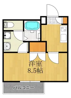 ヴィラ メルヴェイユ【4階】の間取り