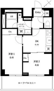 アーバンパーク蒲田南II【5階】の間取り