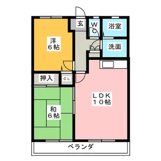 リッツハウス【2階】の間取り