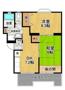 タウンライフ池田【3階】の間取り