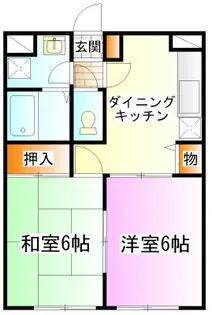 神奈川県小田原市酒匂2【マンション】の間取り