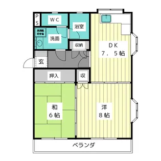 ヒバリヒルズ【3階】の間取り