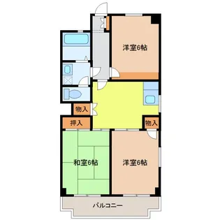 酒井マンションB棟【4階】の間取り