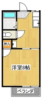 ラフォーレ旭 A棟【2階】の間取り