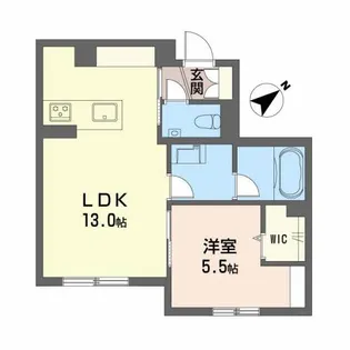 Crest Palace【1階】の間取り