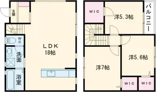 三重県桑名市大字下深谷部【一戸建】の間取り