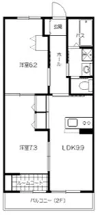 ディアコート【1階】の間取り